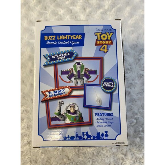 Disney Toy Story 4 BUZZ LIGHTYEAR Remote Control Figure With Box - Picture 3 of 6